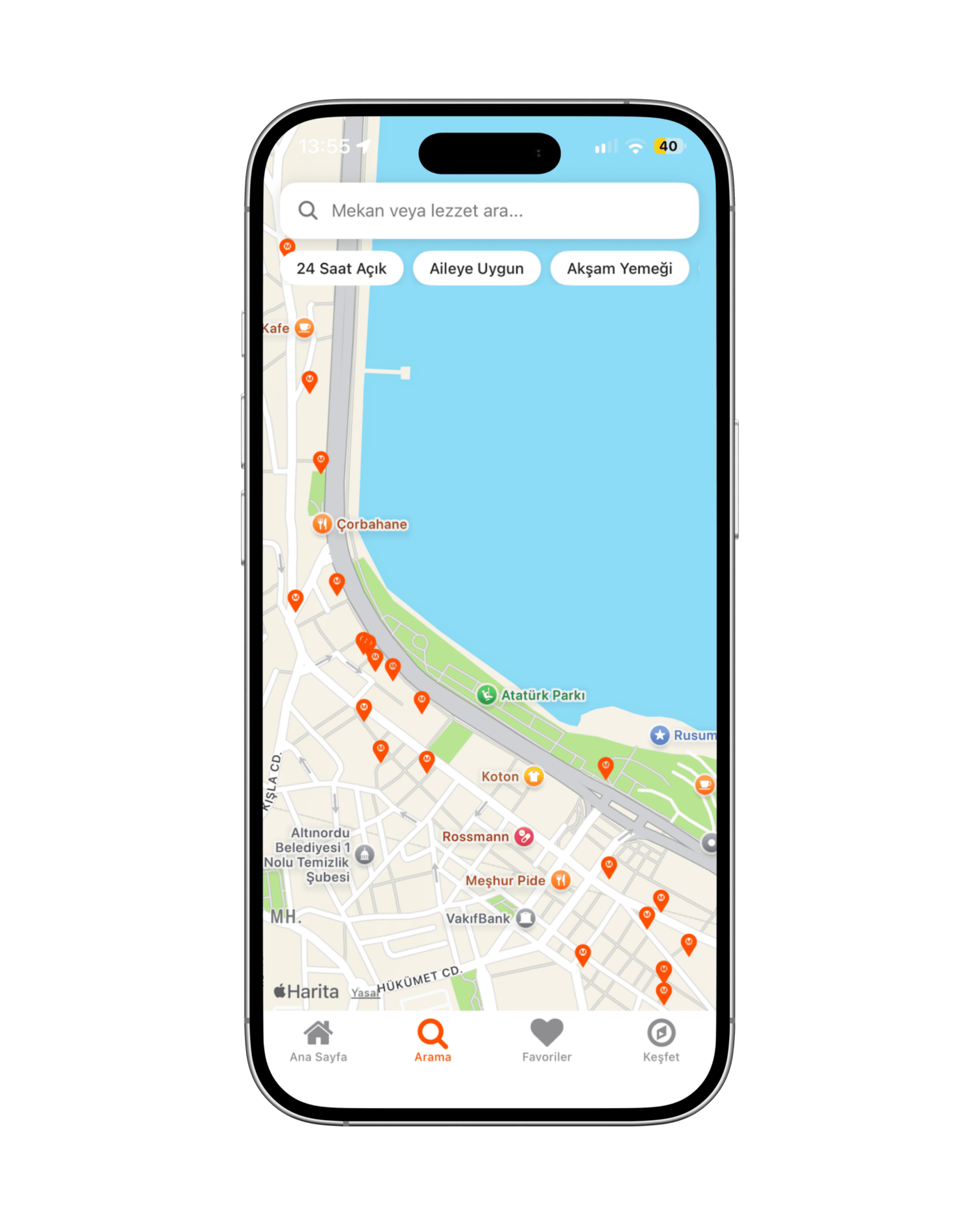 En Popüler Mekanları & Canlı Menüleri Keşfet